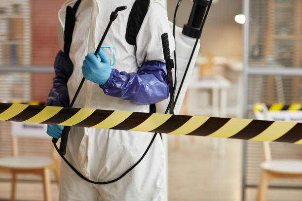 Professional Biohazard technician working in Cecil, WI